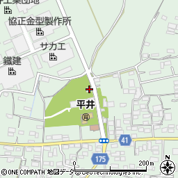 群馬県藤岡市東平井1090-10周辺の地図