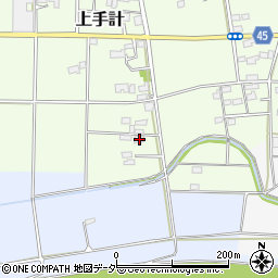 埼玉県深谷市上手計376周辺の地図
