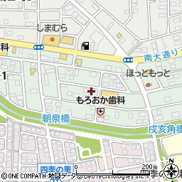 埼玉県本庄市五十子周辺の地図