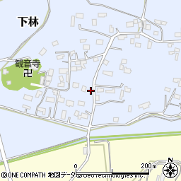 茨城県石岡市下林404周辺の地図