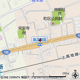 長野県松本市島立2405周辺の地図
