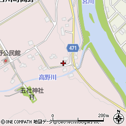 岐阜県飛騨市古川町高野836周辺の地図