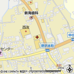 ウエルシア佐久野沢店周辺の地図