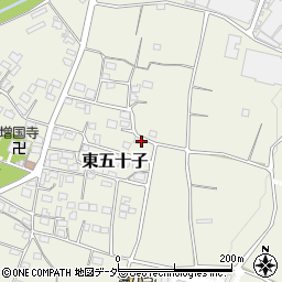 埼玉県本庄市東五十子543周辺の地図