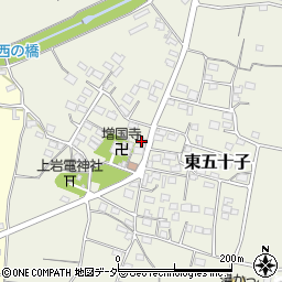 埼玉県本庄市東五十子624-14周辺の地図