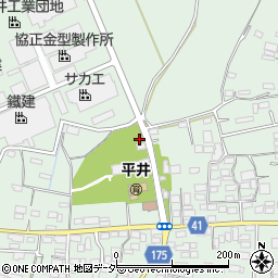 群馬県藤岡市東平井1090-5周辺の地図