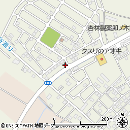 栃木県下都賀郡野木町友沼6428-8周辺の地図