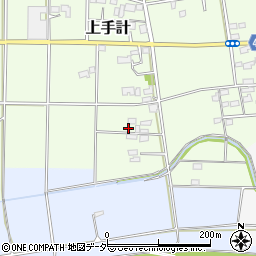 埼玉県深谷市上手計379周辺の地図