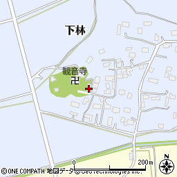 茨城県石岡市下林192-4周辺の地図