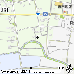 埼玉県深谷市上手計27周辺の地図