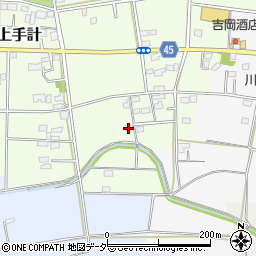 埼玉県深谷市上手計350周辺の地図