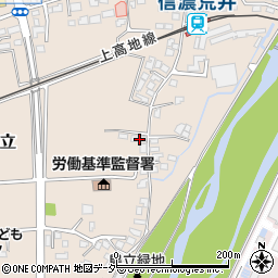 長野県松本市島立102周辺の地図