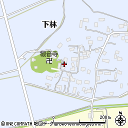 茨城県石岡市下林185周辺の地図