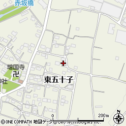埼玉県本庄市東五十子593周辺の地図