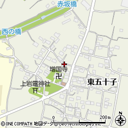 埼玉県本庄市東五十子624-11周辺の地図