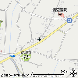 茨城県結城市山川新宿124周辺の地図