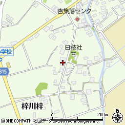 長野県松本市梓川梓1210周辺の地図