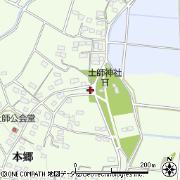 群馬県藤岡市本郷223周辺の地図