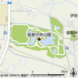 板倉中央公園周辺の地図