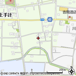埼玉県深谷市上手計341周辺の地図
