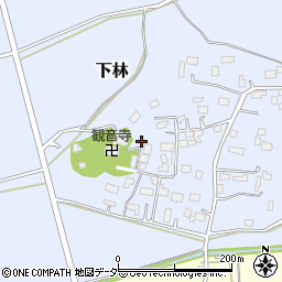 茨城県石岡市下林192周辺の地図