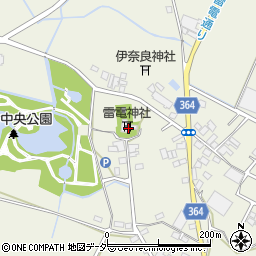 雷電神社周辺の地図