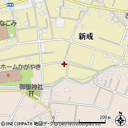 埼玉県深谷市新戒321周辺の地図