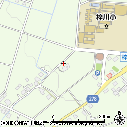 長野県松本市梓川梓900-2周辺の地図