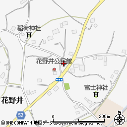 茨城県小美玉市花野井172周辺の地図