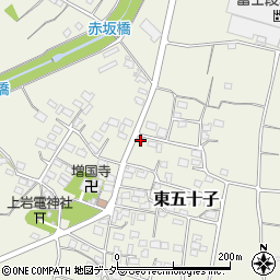 埼玉県本庄市東五十子600周辺の地図