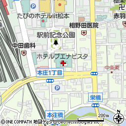 ブエナビスタ日本料理料亭深志楼周辺の地図