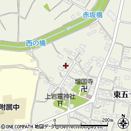 埼玉県本庄市東五十子639周辺の地図