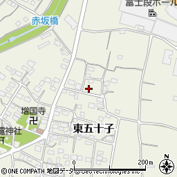 埼玉県本庄市東五十子591周辺の地図