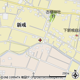 埼玉県深谷市新戒309周辺の地図