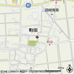 埼玉県深谷市町田455周辺の地図