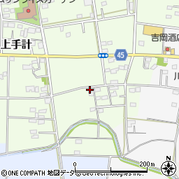 埼玉県深谷市上手計335周辺の地図