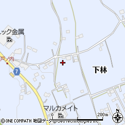 茨城県石岡市下林2437周辺の地図