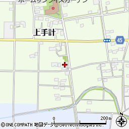 埼玉県深谷市上手計383周辺の地図