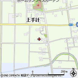 埼玉県深谷市上手計382周辺の地図