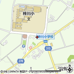 長野県松本市梓川梓755-6周辺の地図