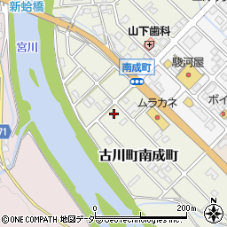 岐阜県飛騨市古川町南成町周辺の地図