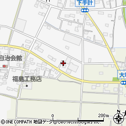 埼玉県深谷市下手計144周辺の地図