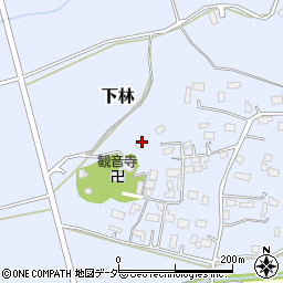 茨城県石岡市下林211周辺の地図