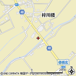 長野県松本市梓川倭1709周辺の地図