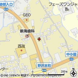 ワークマン佐久野沢店周辺の地図