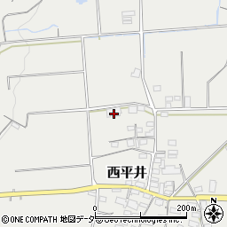 群馬県藤岡市西平井1254-3周辺の地図