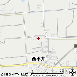 群馬県藤岡市西平井1254-2周辺の地図