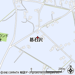 茨城県石岡市碁石沢周辺の地図