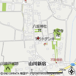 茨城県結城市山川新宿394周辺の地図