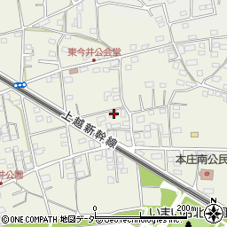 埼玉県本庄市今井410周辺の地図